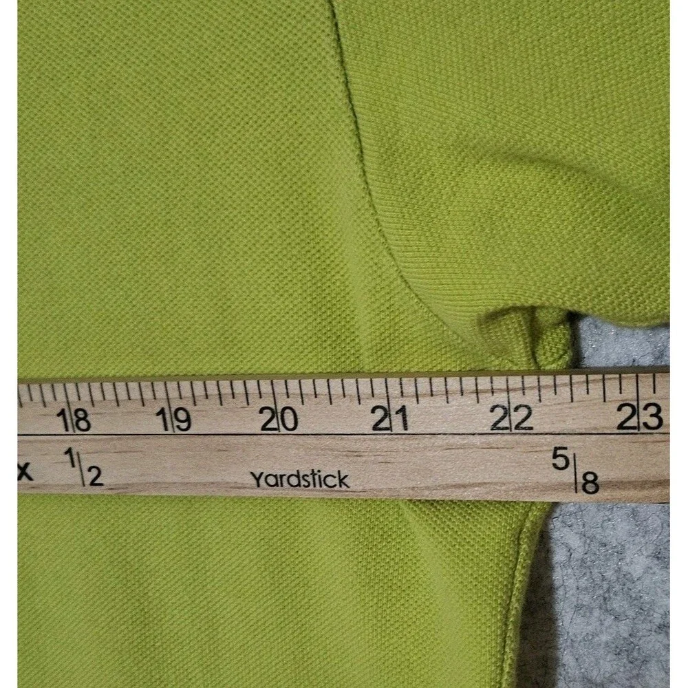 Polo Ralph Lauren Vtg Lime Green Preppy Golf Tennis Lg Vhtf